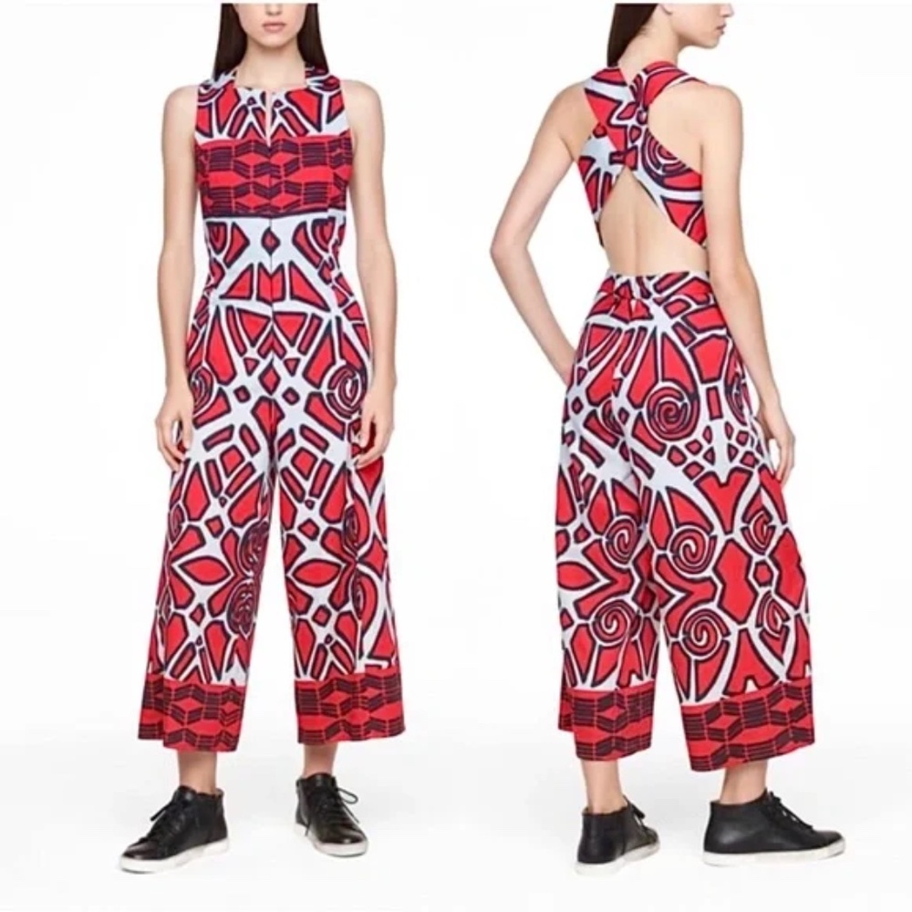 Sarah Pacini Wide leg Jumpsuit One Piece Size 2